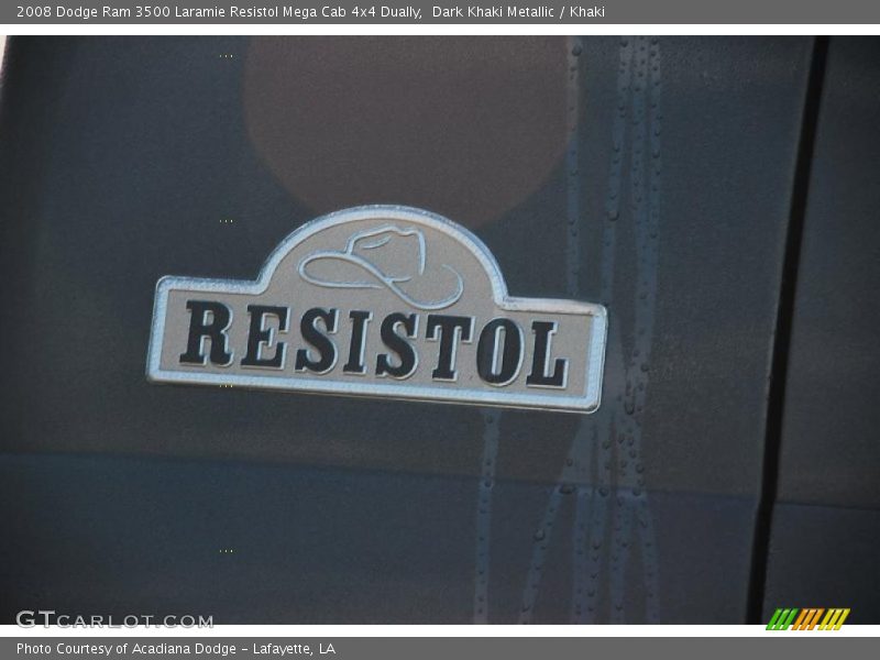 Resistol - 2008 Dodge Ram 3500 Laramie Resistol Mega Cab 4x4 Dually