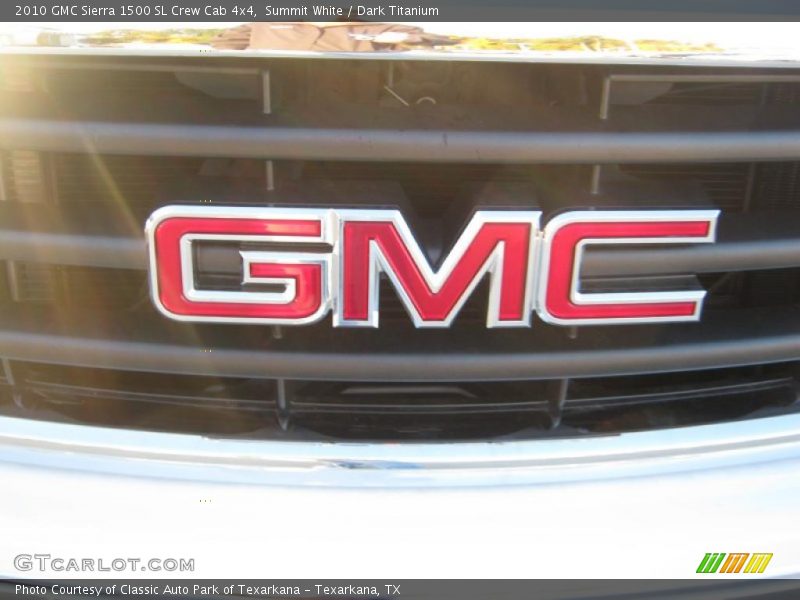 Summit White / Dark Titanium 2010 GMC Sierra 1500 SL Crew Cab 4x4