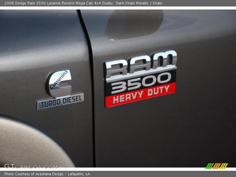  2008 Ram 3500 Laramie Resistol Mega Cab 4x4 Dually Logo