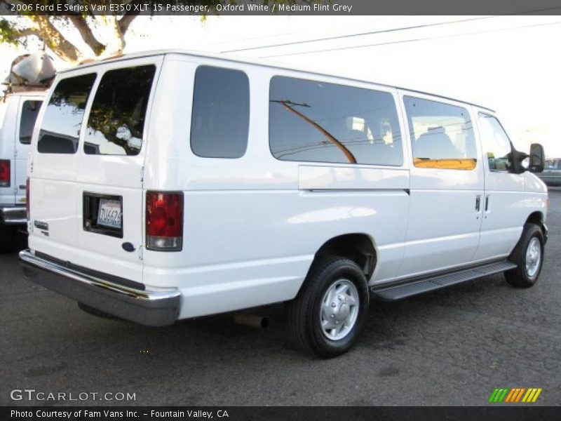 Oxford White / Medium Flint Grey 2006 Ford E Series Van E350 XLT 15 Passenger