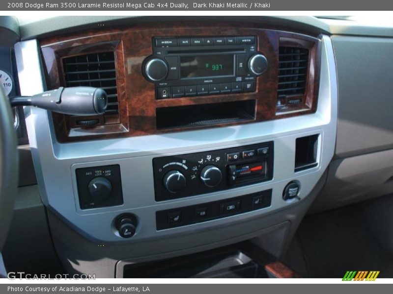 Controls of 2008 Ram 3500 Laramie Resistol Mega Cab 4x4 Dually
