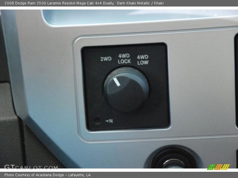 Controls of 2008 Ram 3500 Laramie Resistol Mega Cab 4x4 Dually