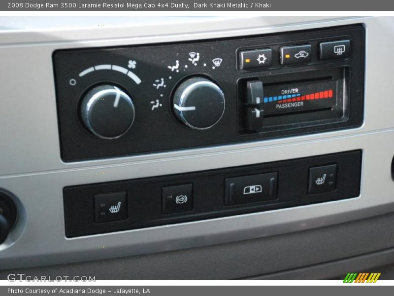 Controls of 2008 Ram 3500 Laramie Resistol Mega Cab 4x4 Dually