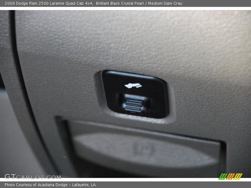 Brilliant Black Crystal Pearl / Medium Slate Gray 2009 Dodge Ram 2500 Laramie Quad Cab 4x4