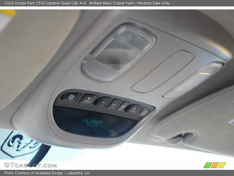 Brilliant Black Crystal Pearl / Medium Slate Gray 2009 Dodge Ram 2500 Laramie Quad Cab 4x4