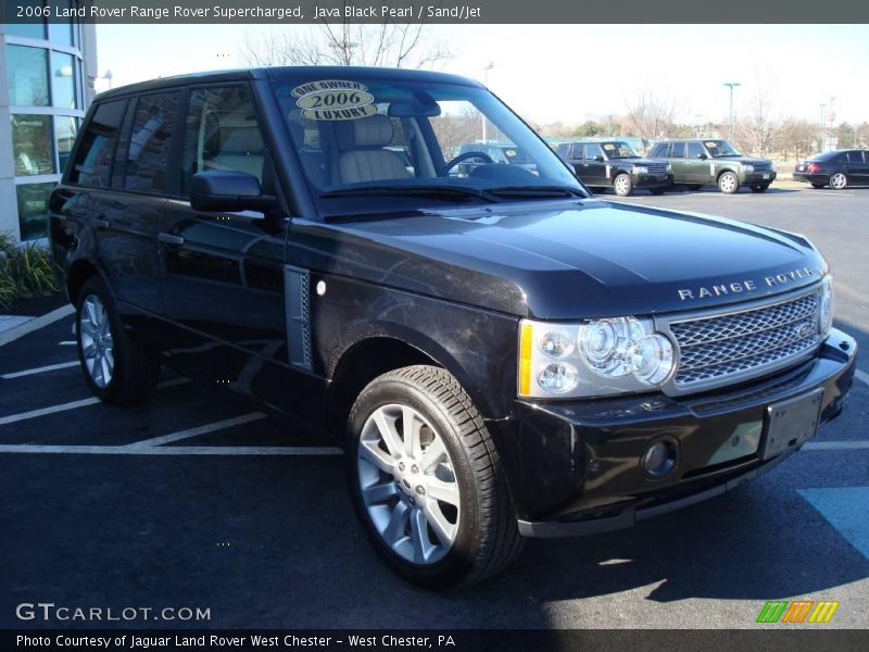 Java Black Pearl / Sand/Jet 2006 Land Rover Range Rover Supercharged