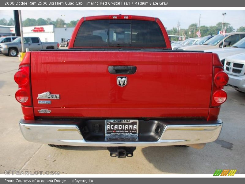 Inferno Red Crystal Pearl / Medium Slate Gray 2008 Dodge Ram 2500 Big Horn Quad Cab