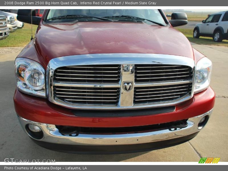 Inferno Red Crystal Pearl / Medium Slate Gray 2008 Dodge Ram 2500 Big Horn Quad Cab