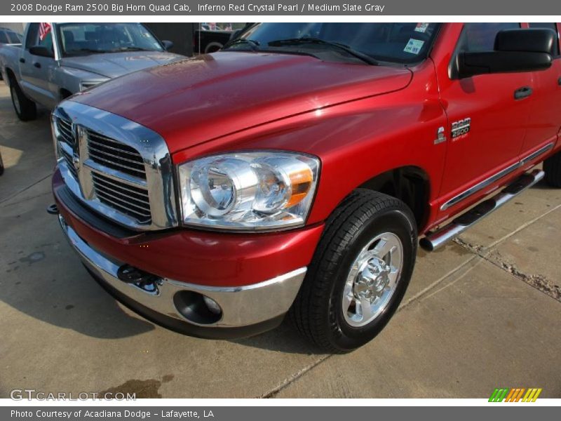 Inferno Red Crystal Pearl / Medium Slate Gray 2008 Dodge Ram 2500 Big Horn Quad Cab