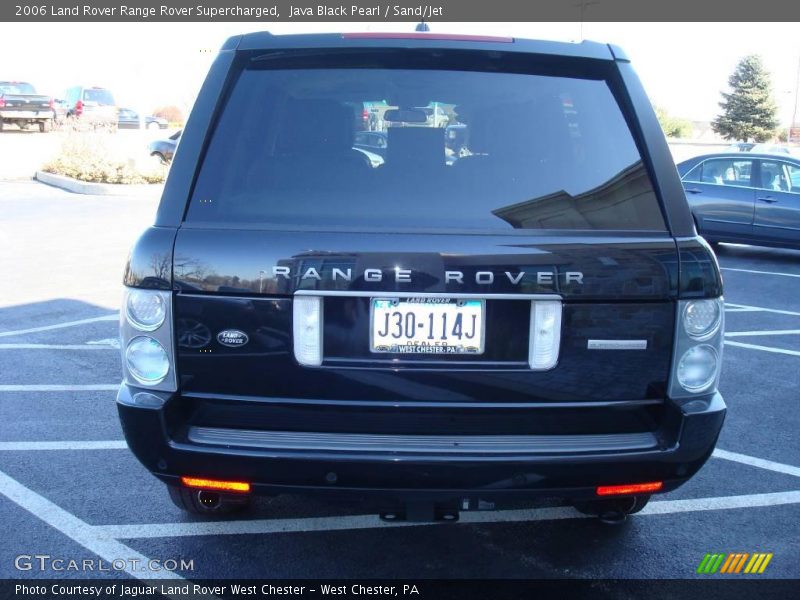 Java Black Pearl / Sand/Jet 2006 Land Rover Range Rover Supercharged