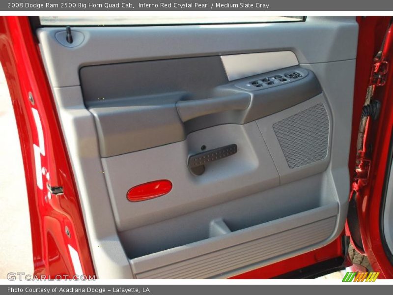 Inferno Red Crystal Pearl / Medium Slate Gray 2008 Dodge Ram 2500 Big Horn Quad Cab