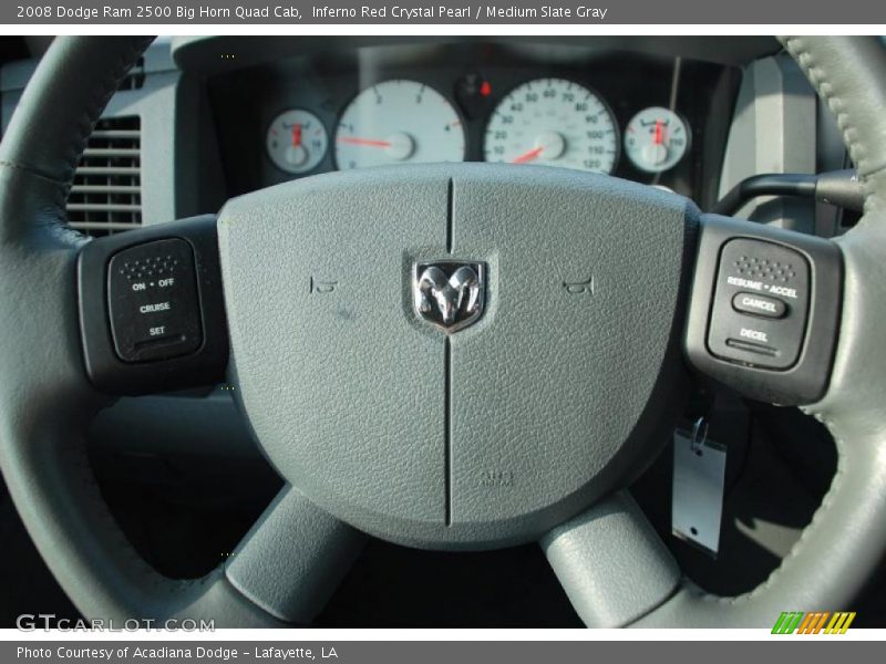 Inferno Red Crystal Pearl / Medium Slate Gray 2008 Dodge Ram 2500 Big Horn Quad Cab