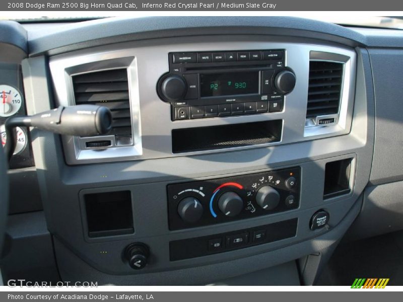 Inferno Red Crystal Pearl / Medium Slate Gray 2008 Dodge Ram 2500 Big Horn Quad Cab