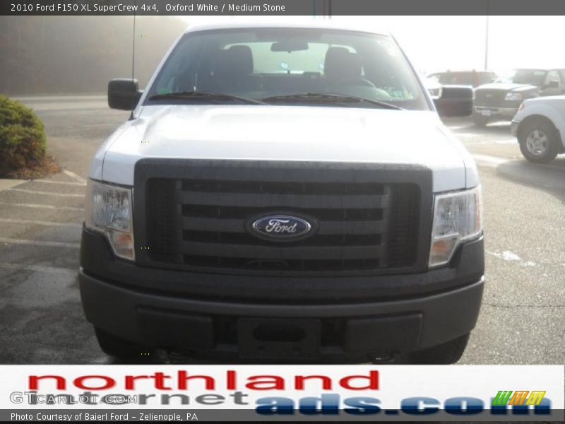 Oxford White / Medium Stone 2010 Ford F150 XL SuperCrew 4x4