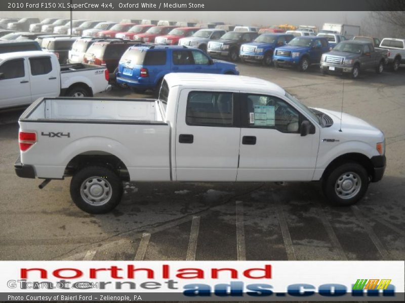 Oxford White / Medium Stone 2010 Ford F150 XL SuperCrew 4x4