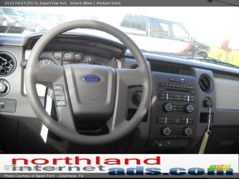 Oxford White / Medium Stone 2010 Ford F150 XL SuperCrew 4x4