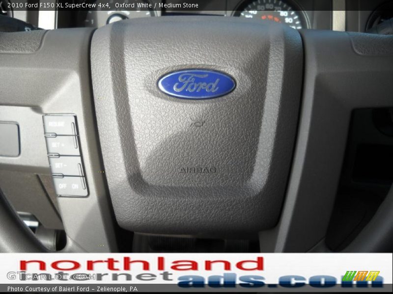 Oxford White / Medium Stone 2010 Ford F150 XL SuperCrew 4x4