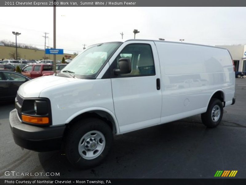 Summit White / Medium Pewter 2011 Chevrolet Express 2500 Work Van