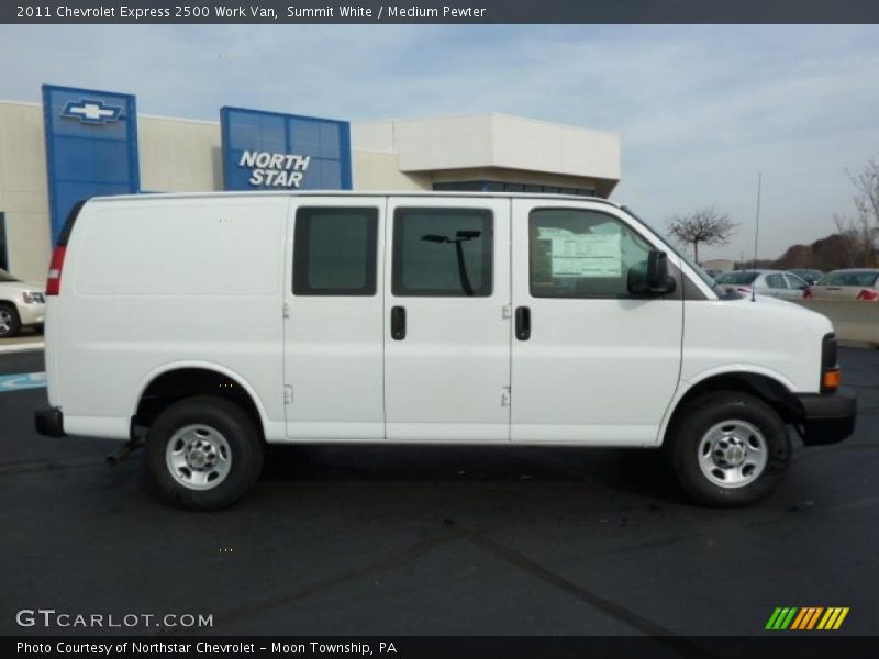 Summit White / Medium Pewter 2011 Chevrolet Express 2500 Work Van