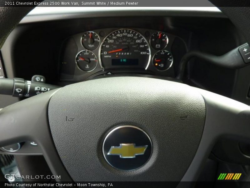 Summit White / Medium Pewter 2011 Chevrolet Express 2500 Work Van