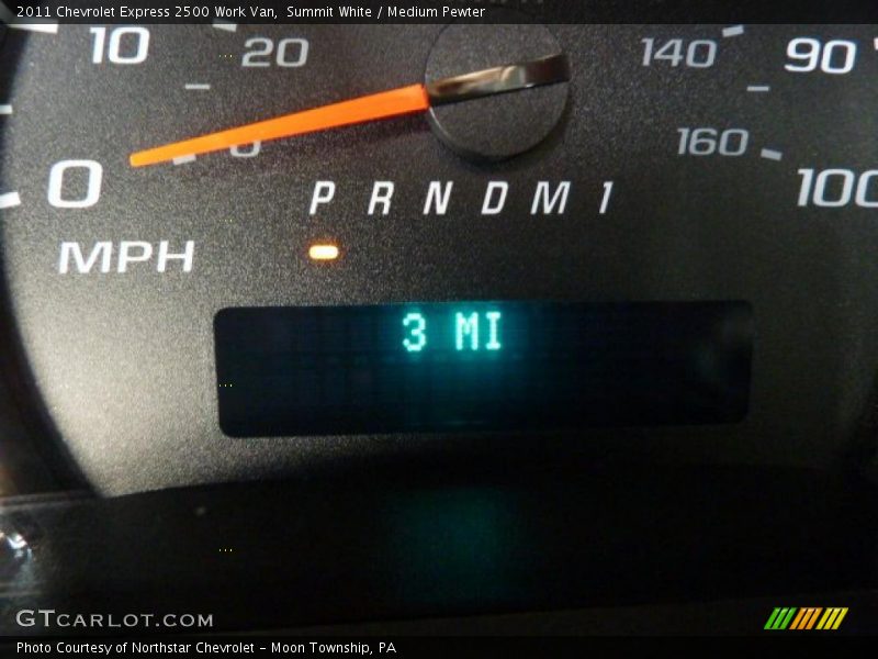 Summit White / Medium Pewter 2011 Chevrolet Express 2500 Work Van