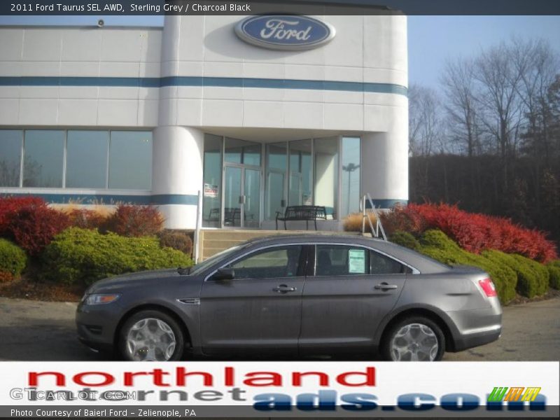 Sterling Grey / Charcoal Black 2011 Ford Taurus SEL AWD