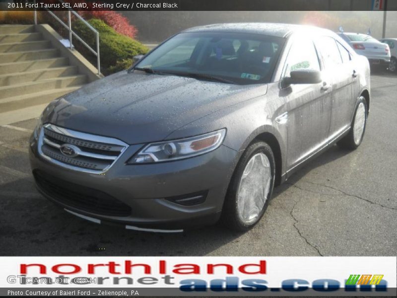 Sterling Grey / Charcoal Black 2011 Ford Taurus SEL AWD