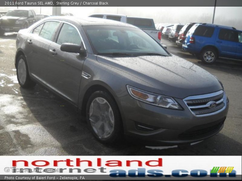 Sterling Grey / Charcoal Black 2011 Ford Taurus SEL AWD