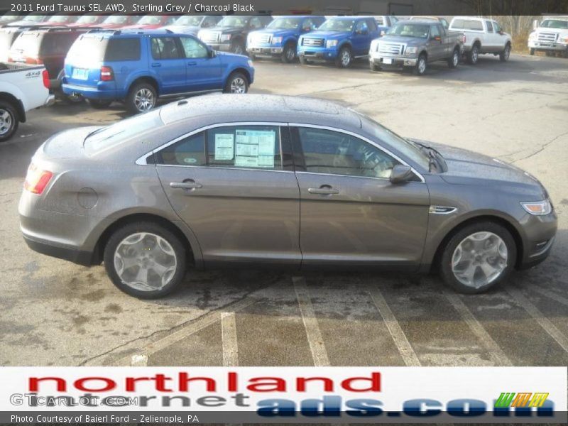 Sterling Grey / Charcoal Black 2011 Ford Taurus SEL AWD