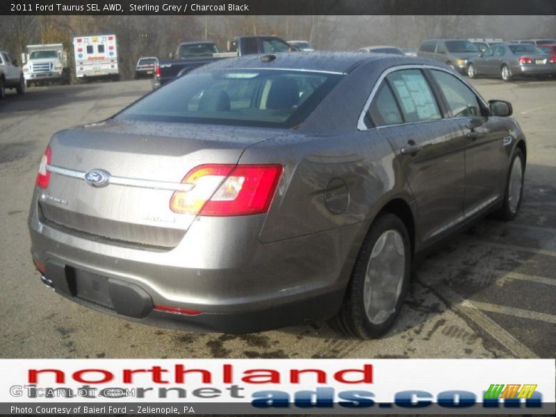 Sterling Grey / Charcoal Black 2011 Ford Taurus SEL AWD