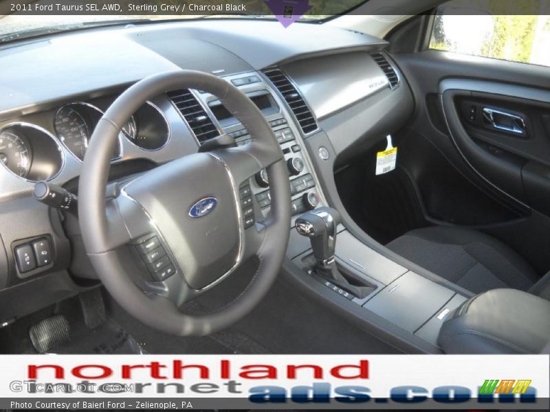 Sterling Grey / Charcoal Black 2011 Ford Taurus SEL AWD