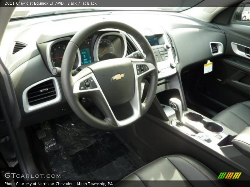 Jet Black Interior - 2011 Equinox LT AWD 