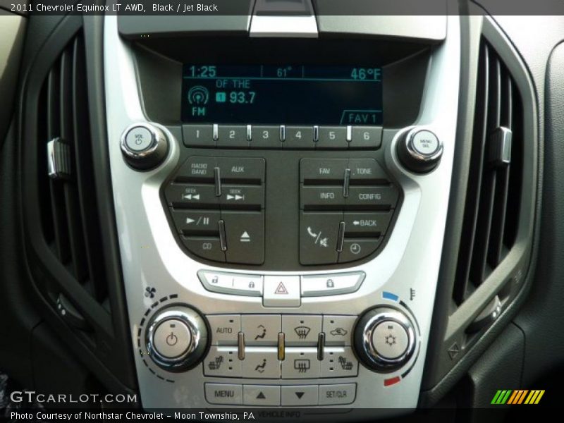 Controls of 2011 Equinox LT AWD