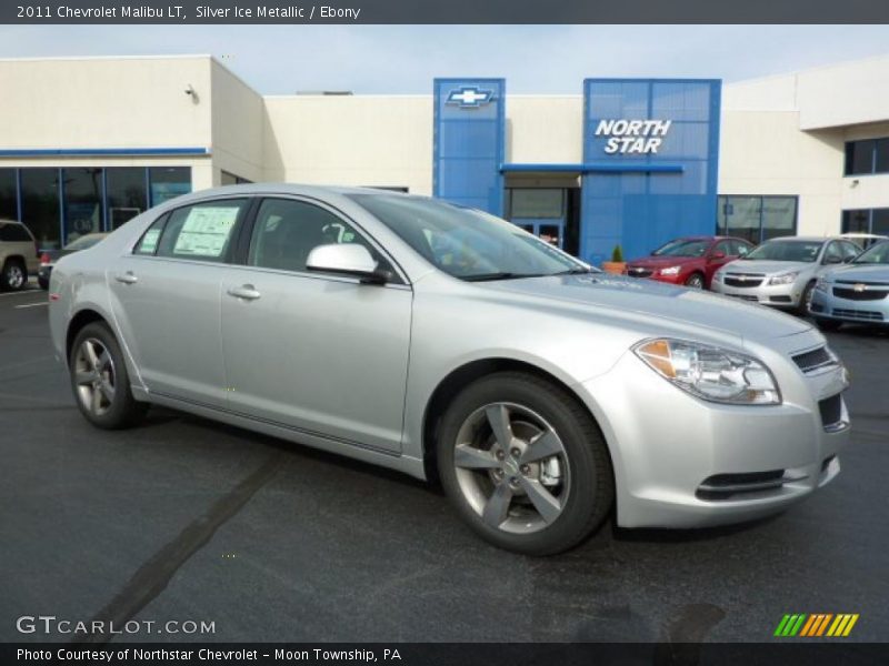 Silver Ice Metallic / Ebony 2011 Chevrolet Malibu LT