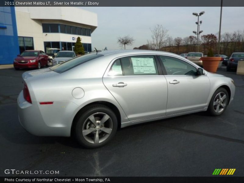 Silver Ice Metallic / Ebony 2011 Chevrolet Malibu LT