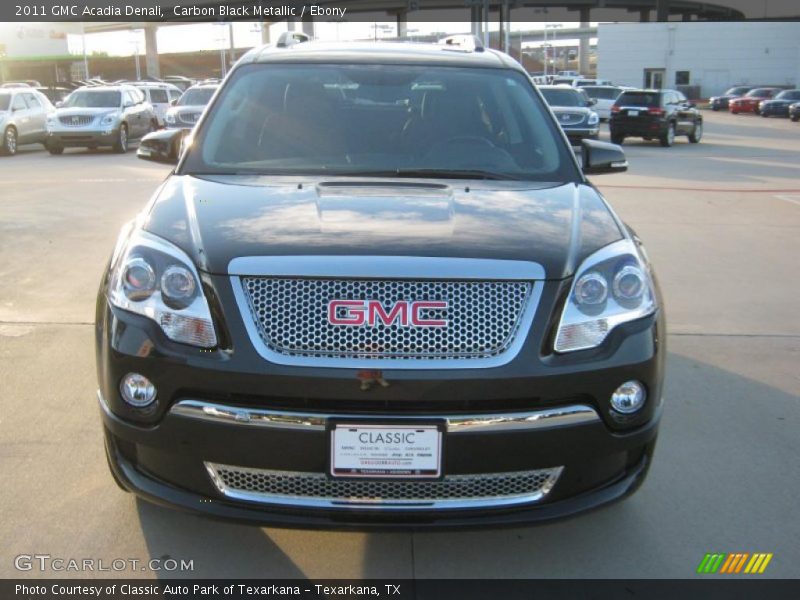 Carbon Black Metallic / Ebony 2011 GMC Acadia Denali