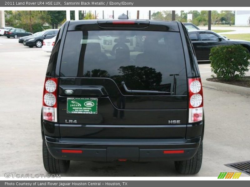 Santorini Black Metallic / Ebony/Ebony 2011 Land Rover LR4 HSE LUX