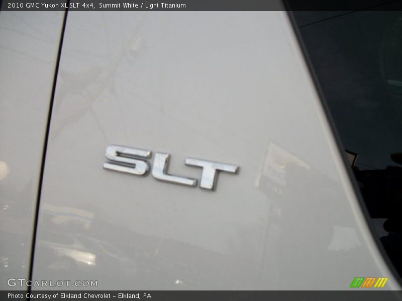Summit White / Light Titanium 2010 GMC Yukon XL SLT 4x4