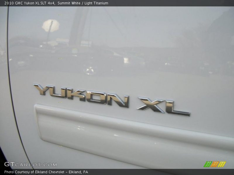 Summit White / Light Titanium 2010 GMC Yukon XL SLT 4x4