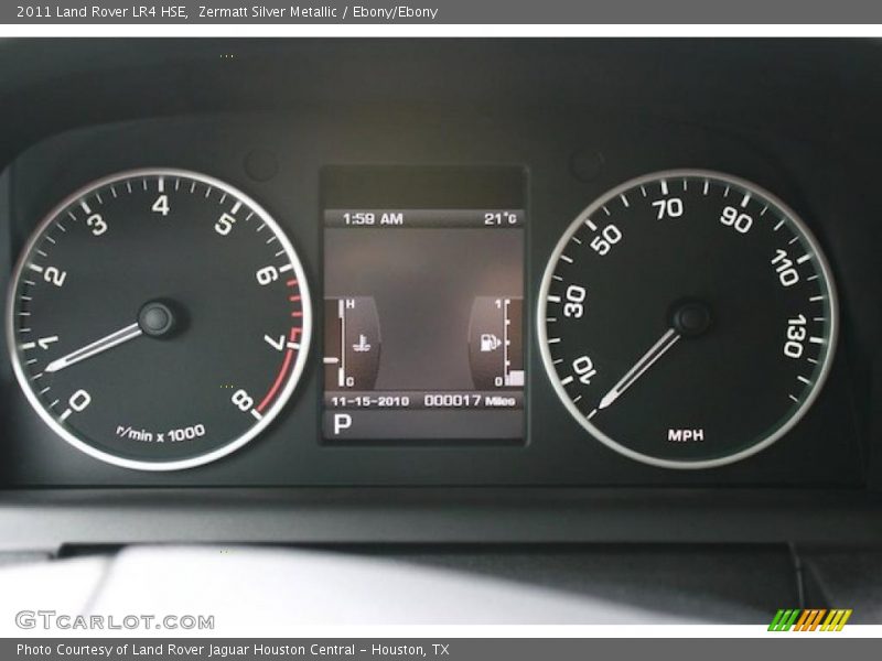  2011 LR4 HSE HSE Gauges