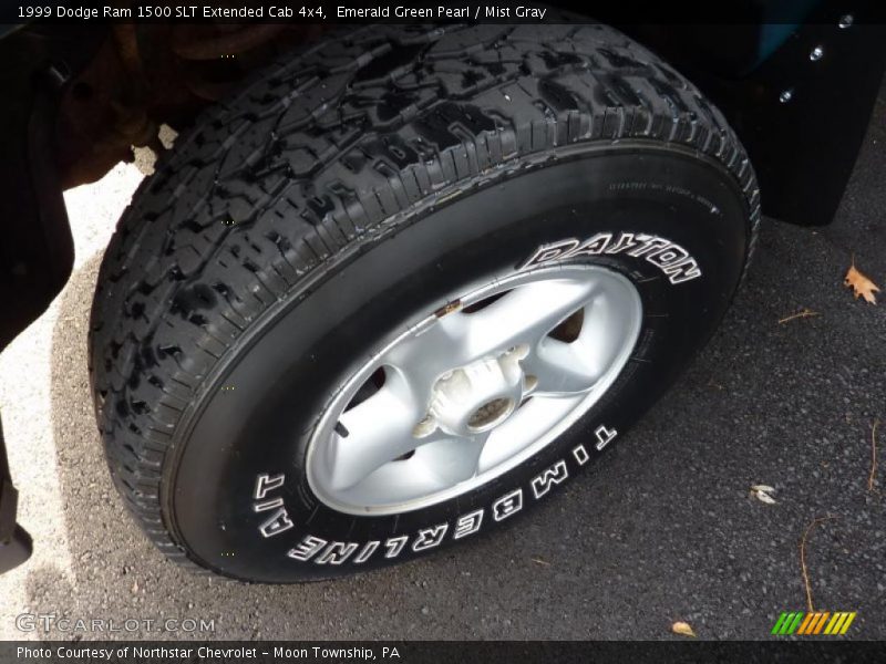 Emerald Green Pearl / Mist Gray 1999 Dodge Ram 1500 SLT Extended Cab 4x4