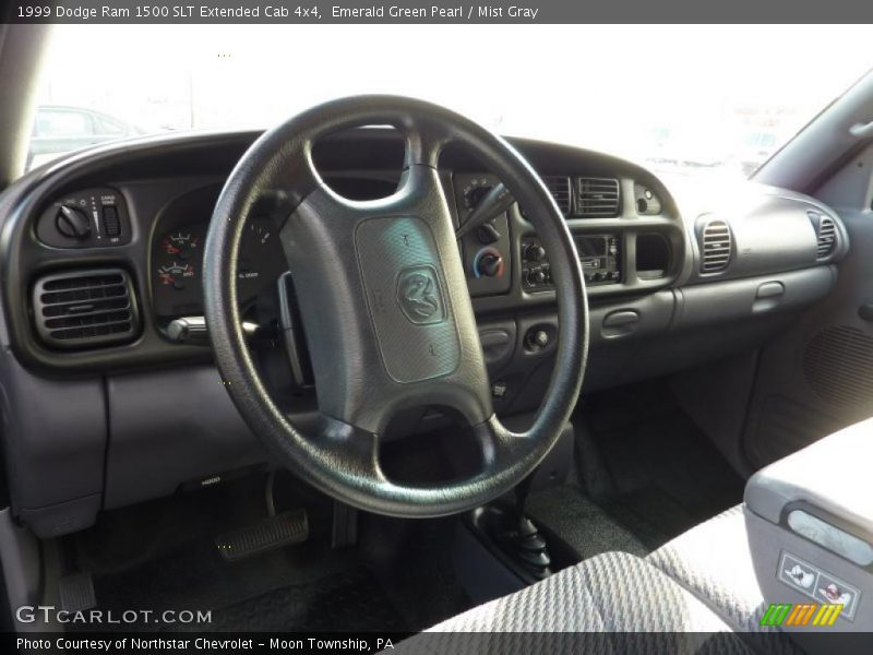 Mist Gray Interior - 1999 Ram 1500 SLT Extended Cab 4x4 