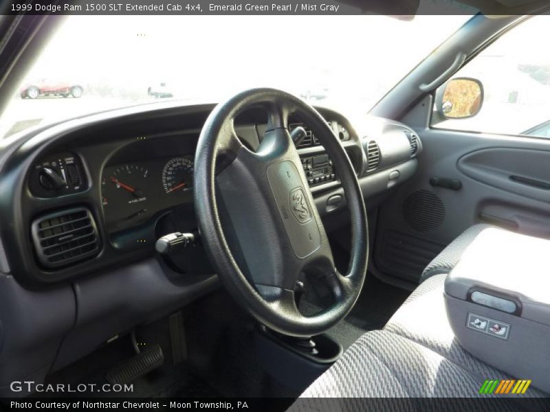 Mist Gray Interior - 1999 Ram 1500 SLT Extended Cab 4x4 