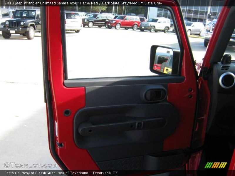 Flame Red / Dark Slate Gray/Medium Slate Gray 2010 Jeep Wrangler Unlimited Sahara 4x4