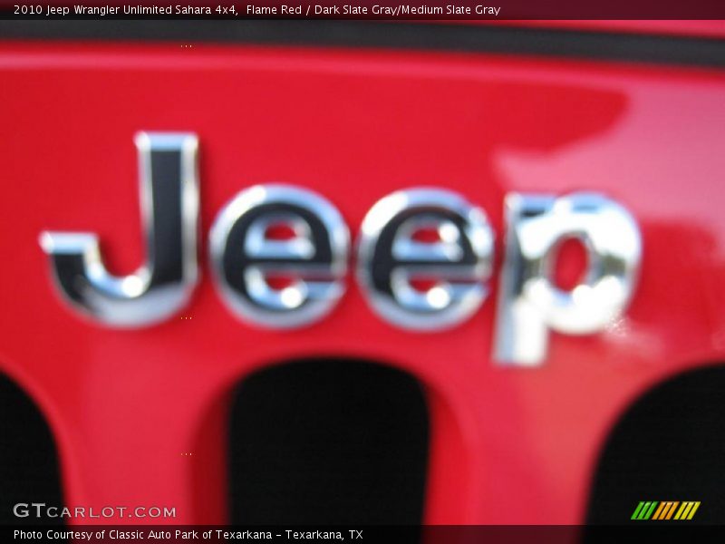 Flame Red / Dark Slate Gray/Medium Slate Gray 2010 Jeep Wrangler Unlimited Sahara 4x4
