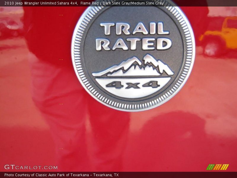 Flame Red / Dark Slate Gray/Medium Slate Gray 2010 Jeep Wrangler Unlimited Sahara 4x4