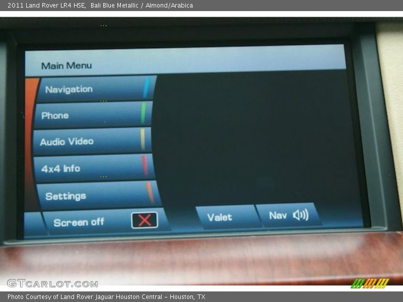 Navigation of 2011 LR4 HSE