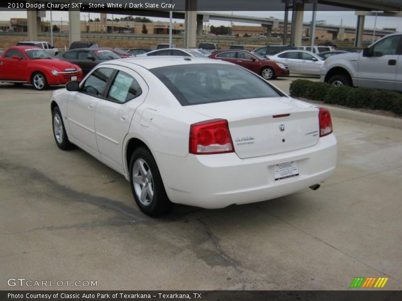 Stone White / Dark Slate Gray 2010 Dodge Charger SXT