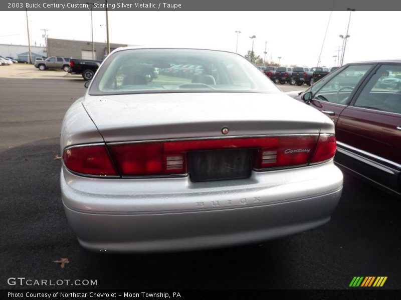 Sterling Silver Metallic / Taupe 2003 Buick Century Custom