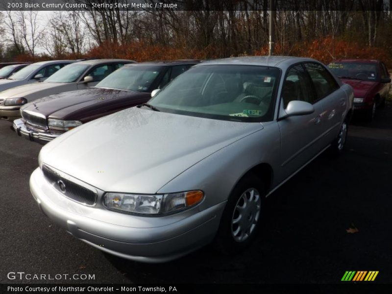 Sterling Silver Metallic / Taupe 2003 Buick Century Custom